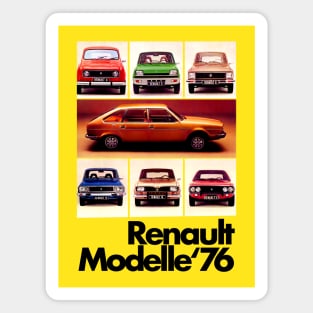 1976 RENAULT BROCHURE Magnet